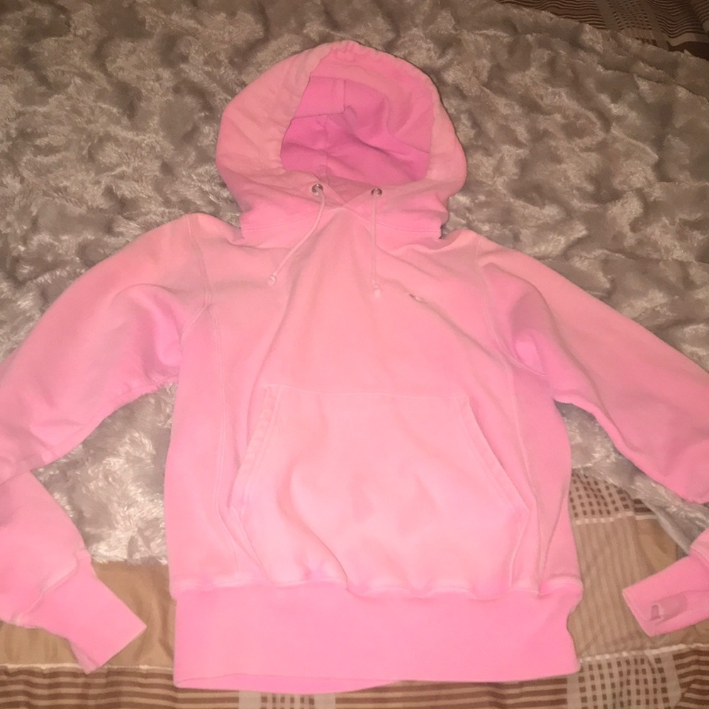 Pink champion hoodie